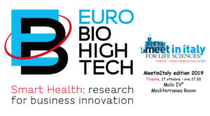 Scopri di più sull'articolo EURO BioHighTech 2019 & Meet In Italy for Life Sciences